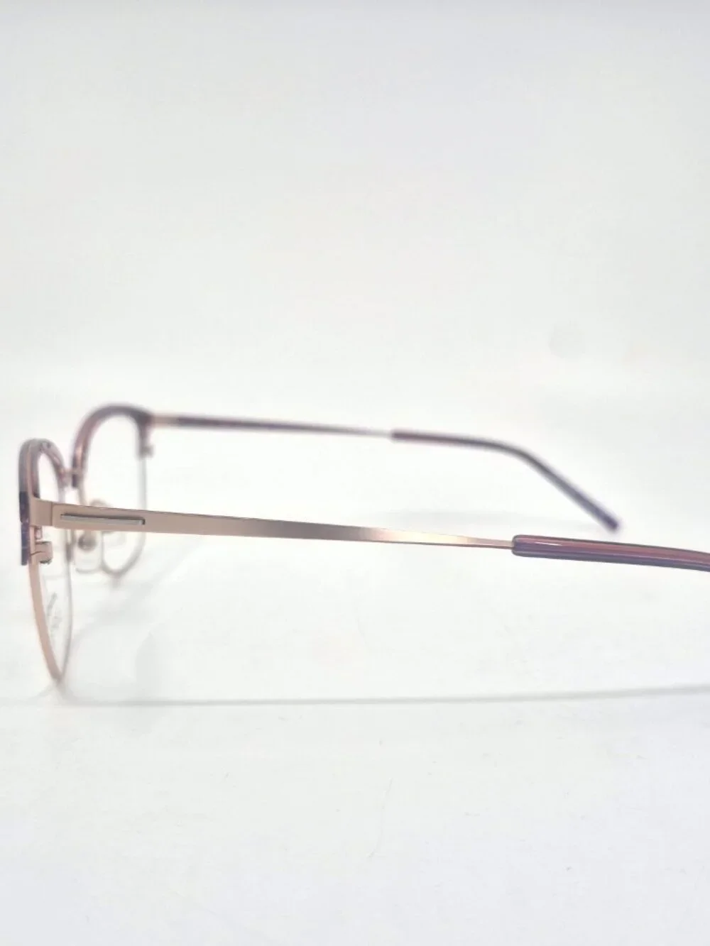 MOREL 30284L RP 07 52mm Purple and Rose Gold New Eyeglasses Made in France